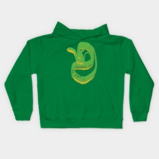 Snake Says, "I Want to Squeeze You" Kids Hoodie